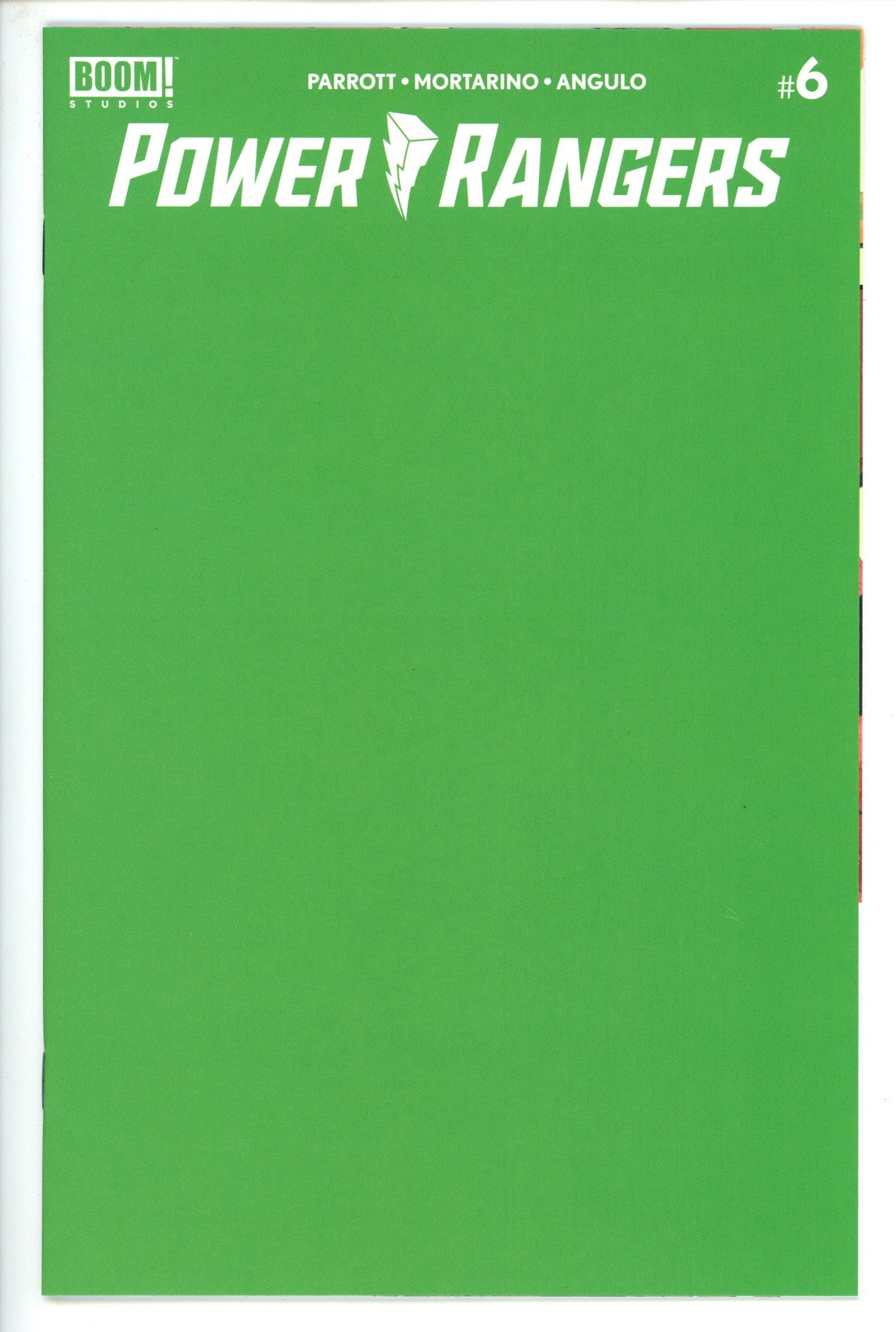 Power Rangers  6 Blank Variant (2021)