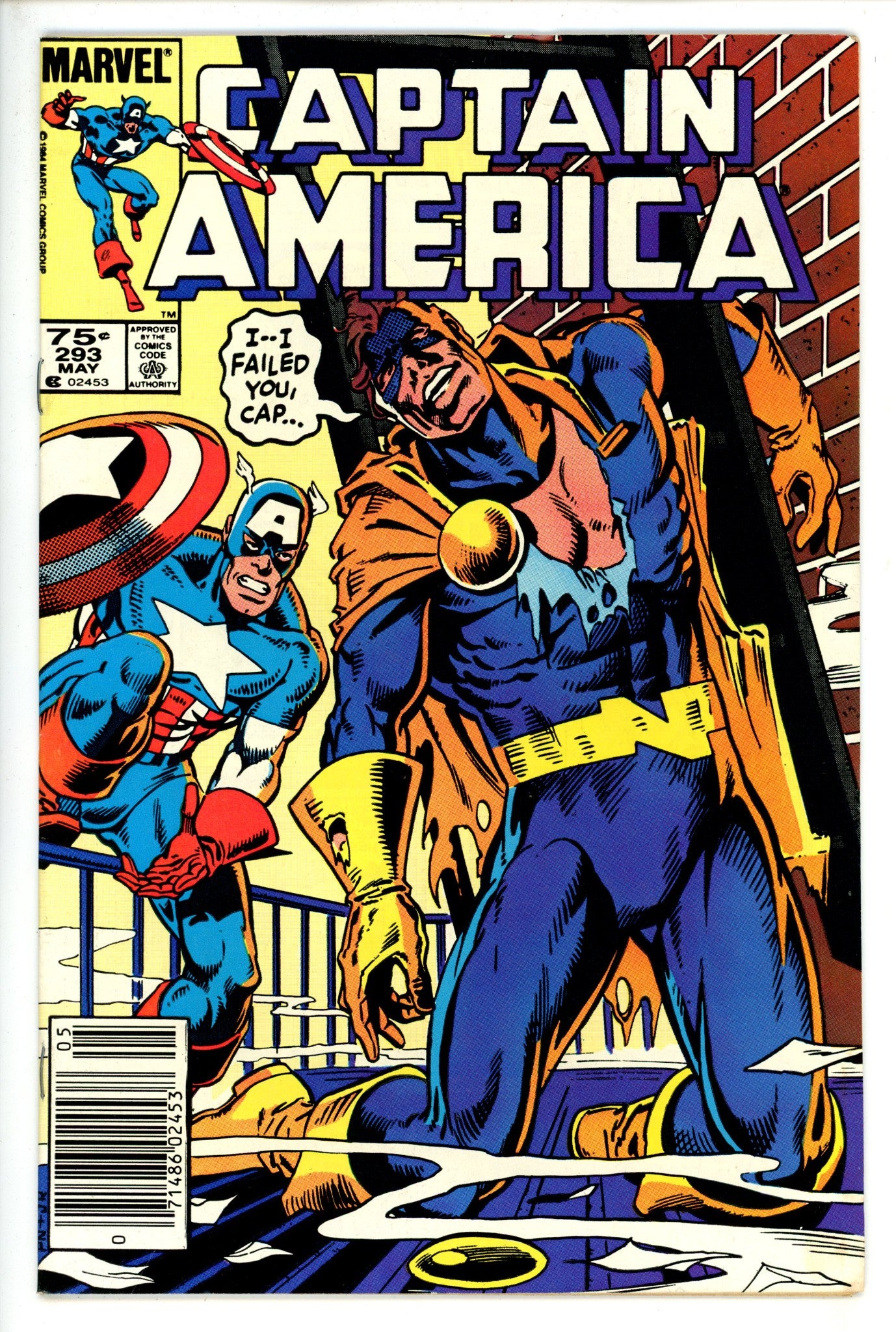 Captain America Vol 1 293 Canadian VF