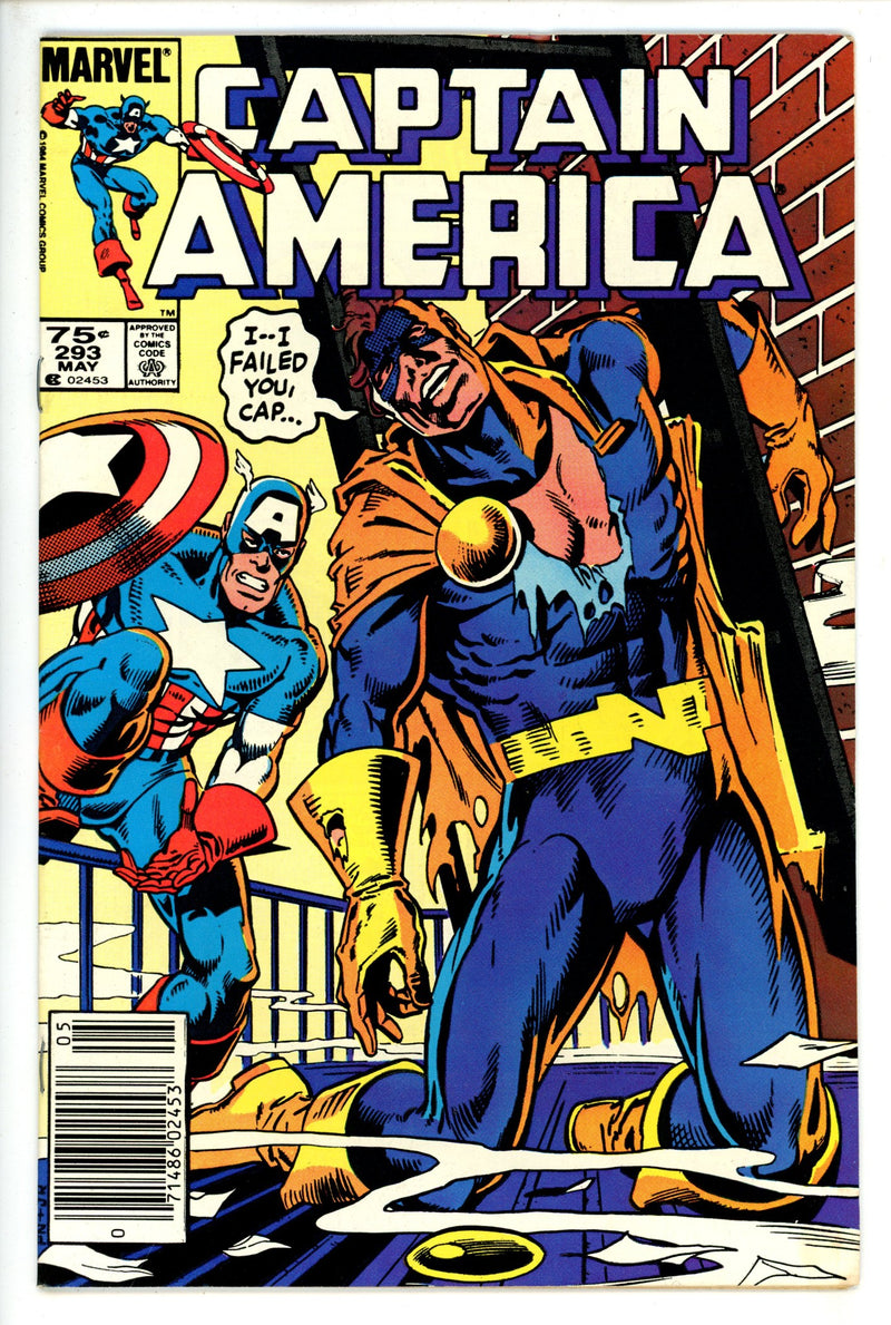 Captain America Vol 1 293 Canadian VF