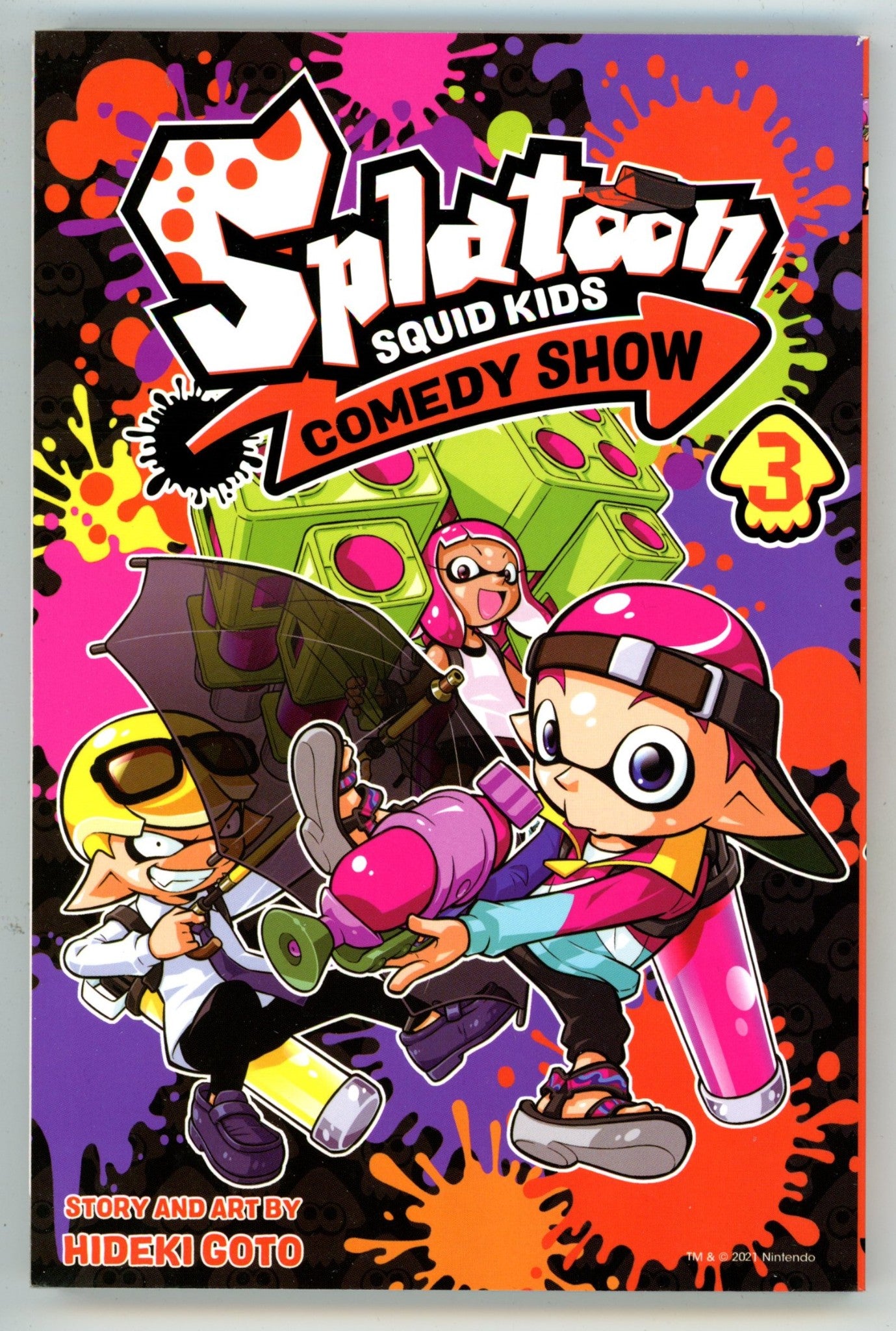 Splatoon Vol 3 Squid Kids Comedy Show TPB Manga