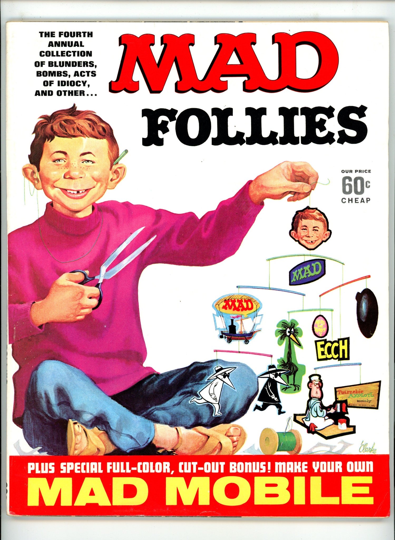 Mad Follies 4 60C Variant VG/FN (1966)