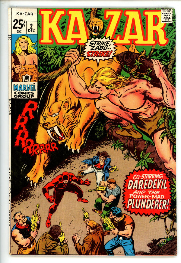 Ka-Zar Vol 1 2 VF- (1970)