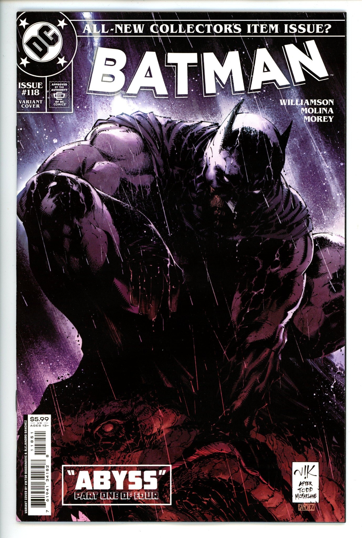 Batman Vol 3 118 Bogdanovic Variant