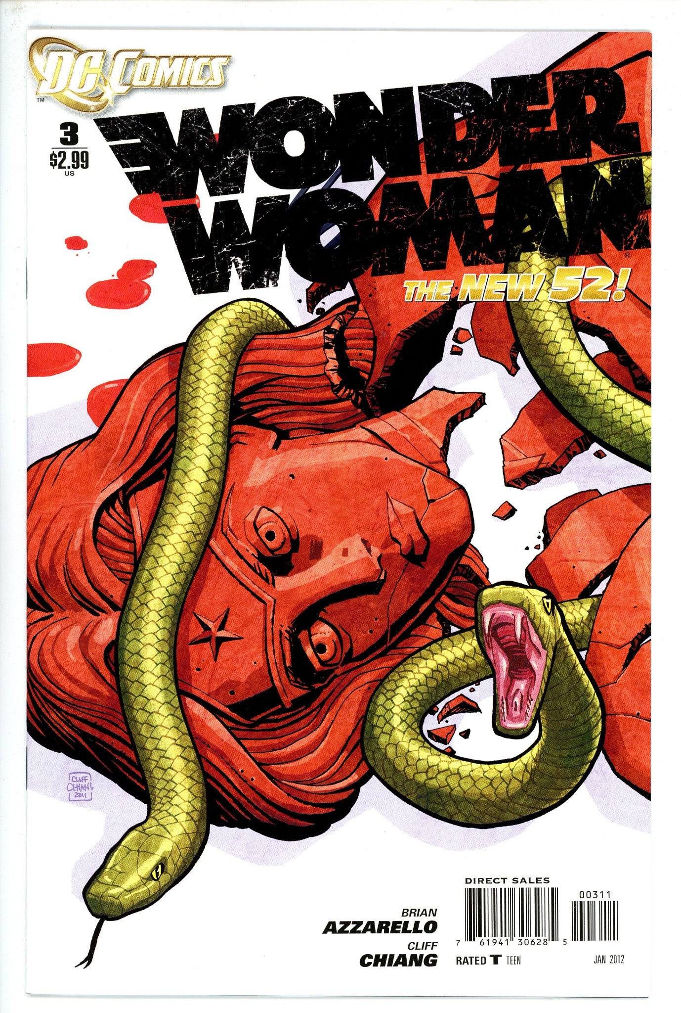 Wonder Woman Vol 4 3 Signed Azzarello-DC-CaptCan Comics Inc