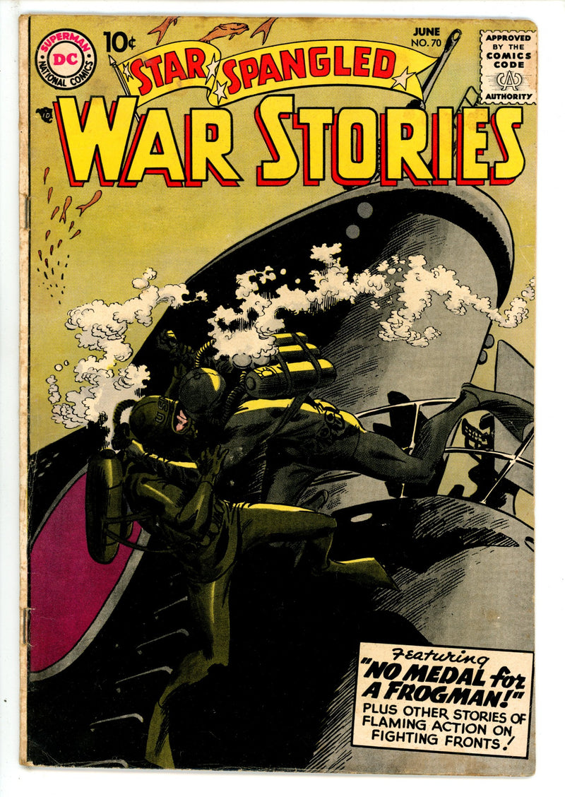 Star Spangled War Stories Vol 1 70 VG (1958)