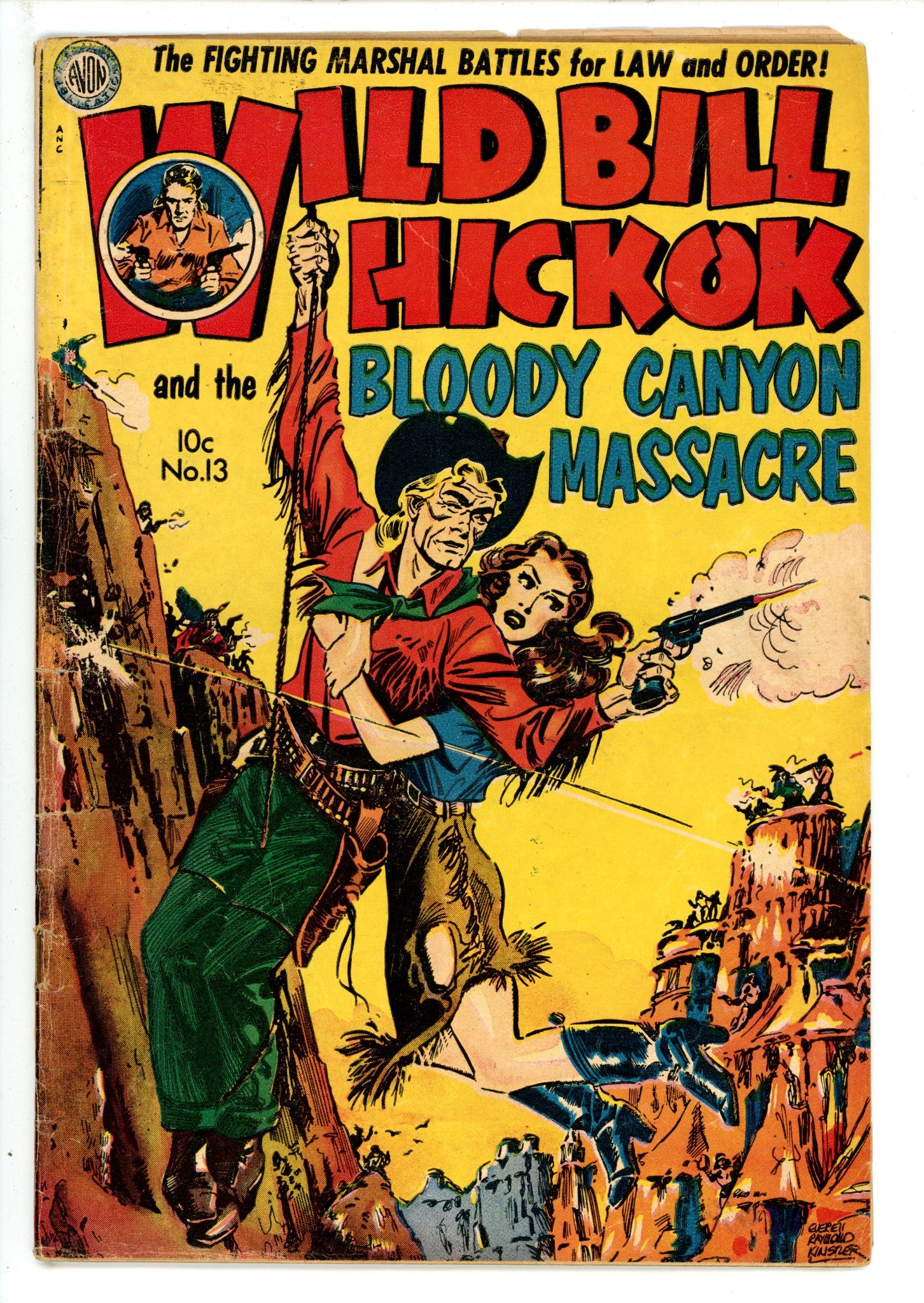 Wild Bill Hickok 13 Canadian Price Variant VG- (1952)