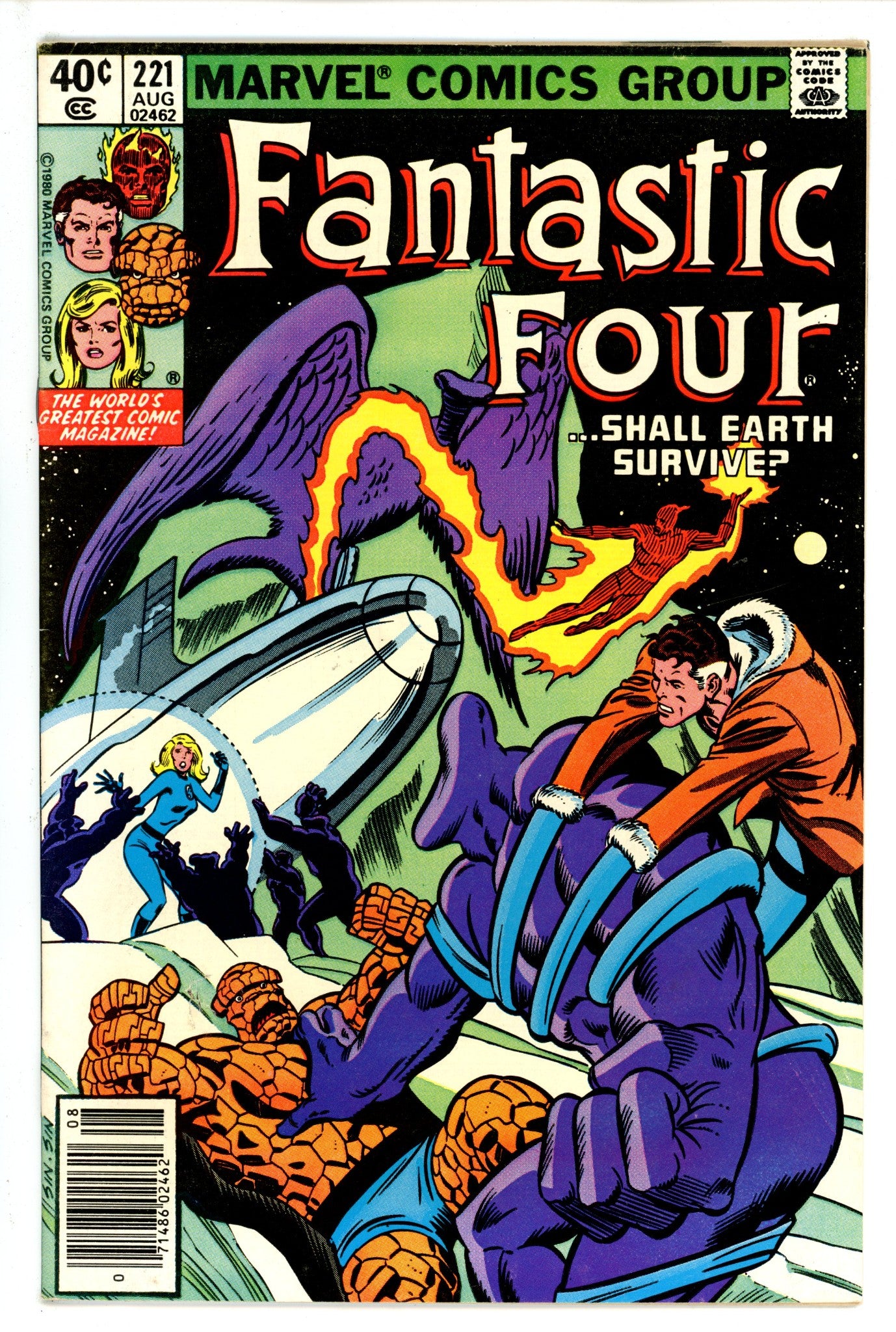 Fantastic Four Vol 1 221 Newsstand (1980)
