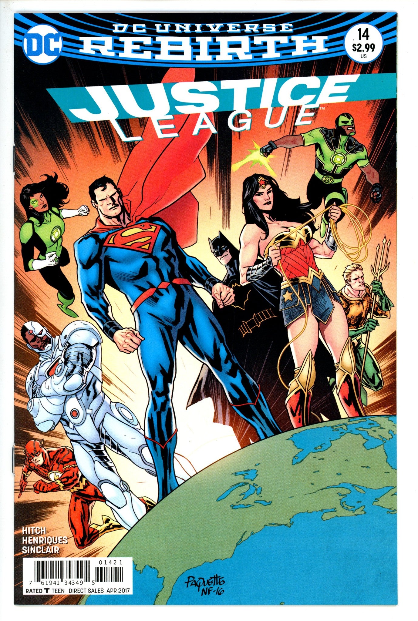 Justice League Vol 2 14 Paquette Variant