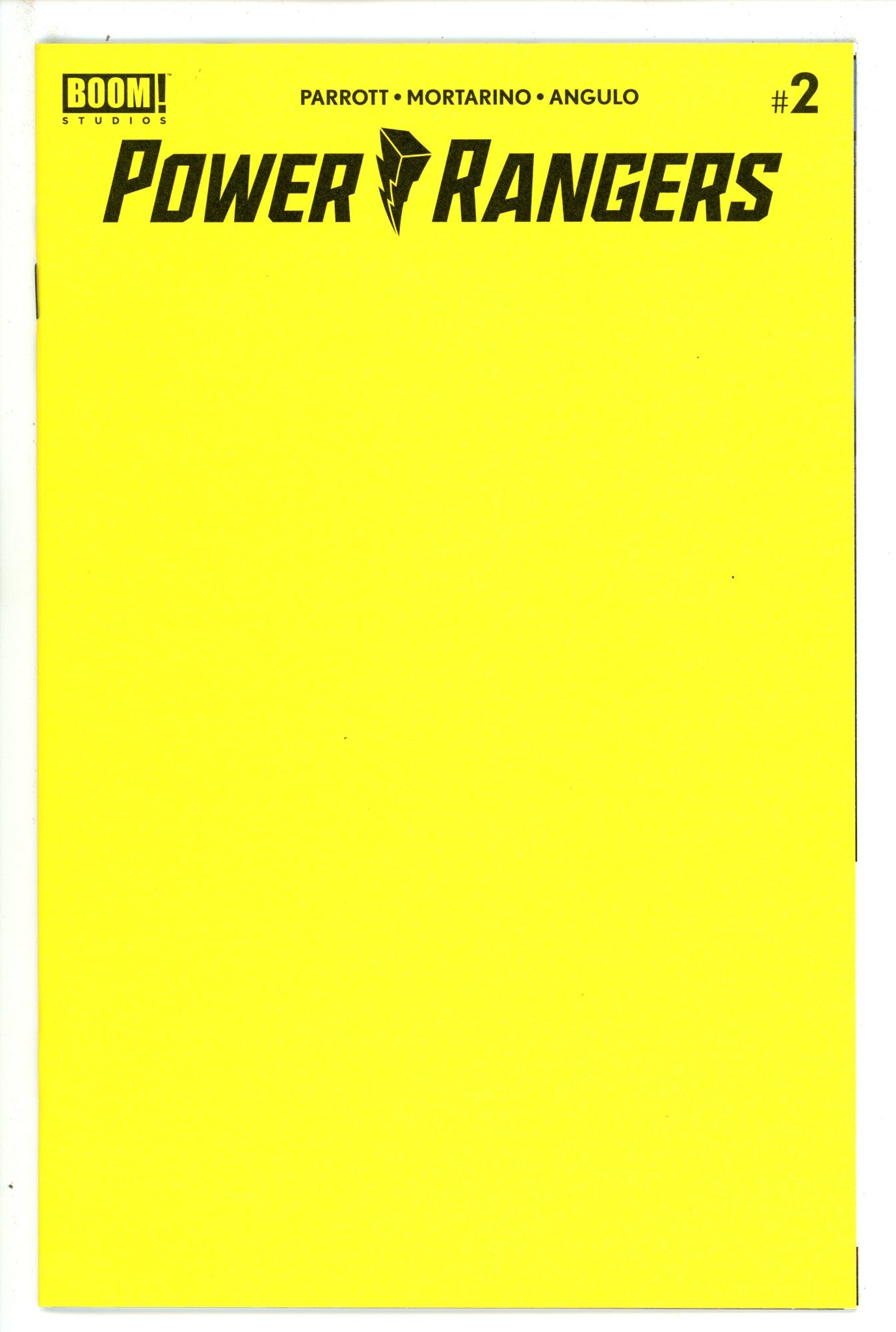 Power Rangers 2 Yellow Blank Variant (2020)
