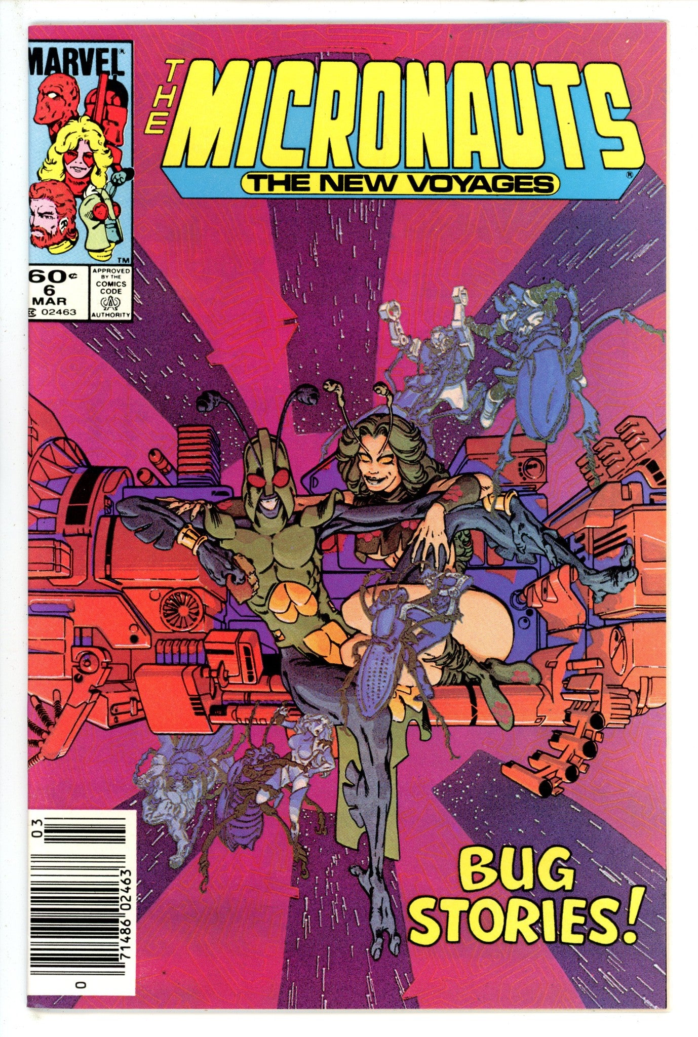 Micronauts Vol 2 6 Newsstand (1985)