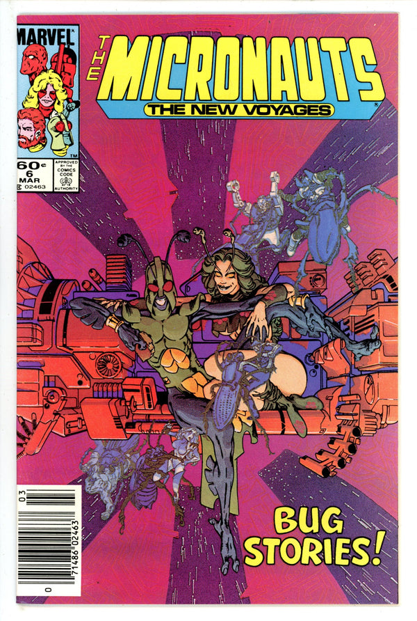 Micronauts Vol 2 6 Newsstand (1985)