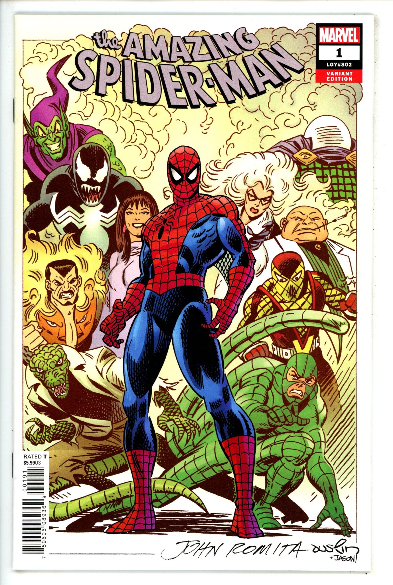 Amazing Spider-Man Vol 4 1 (802) Romita Variant VF+