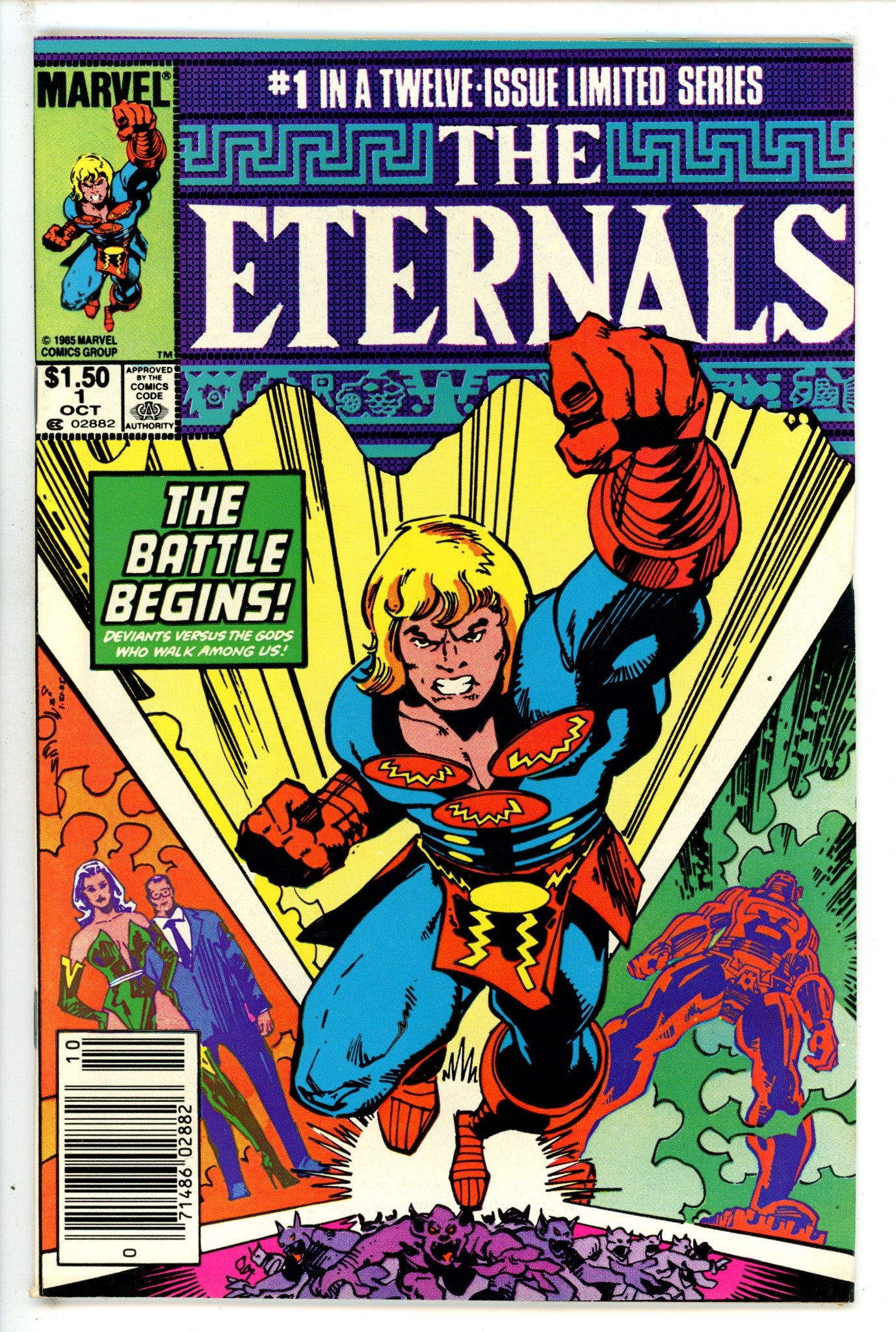 Eternals Vol 2 1 Canadian Price Variant VF (1985)