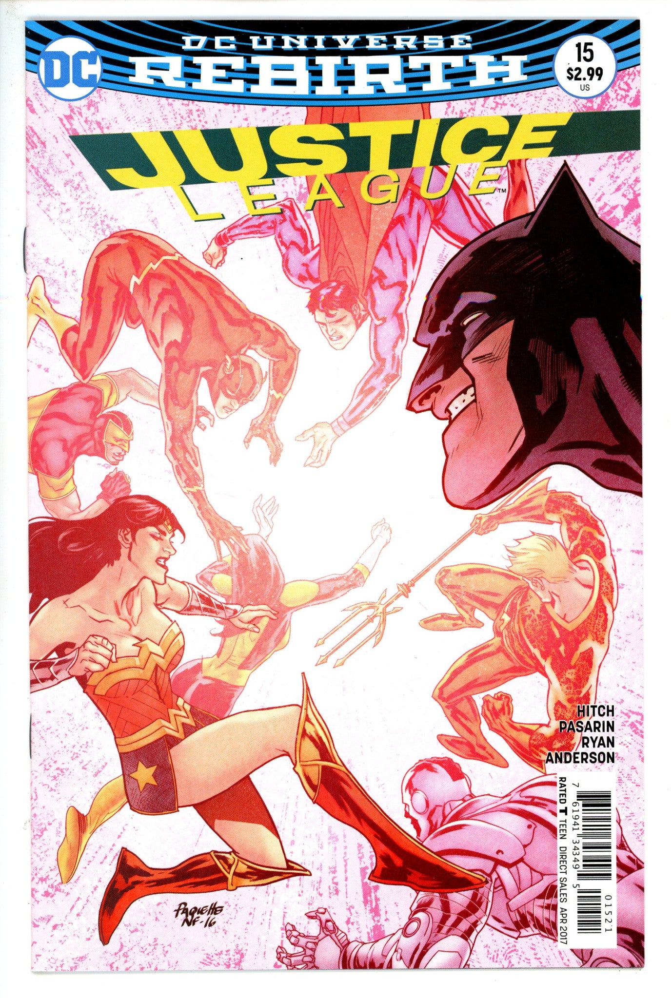 Justice League Vol 2 15 Paquette Variant