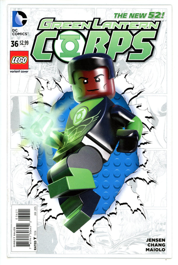Green Lantern Corps Vol 2 36 Lego Variant
