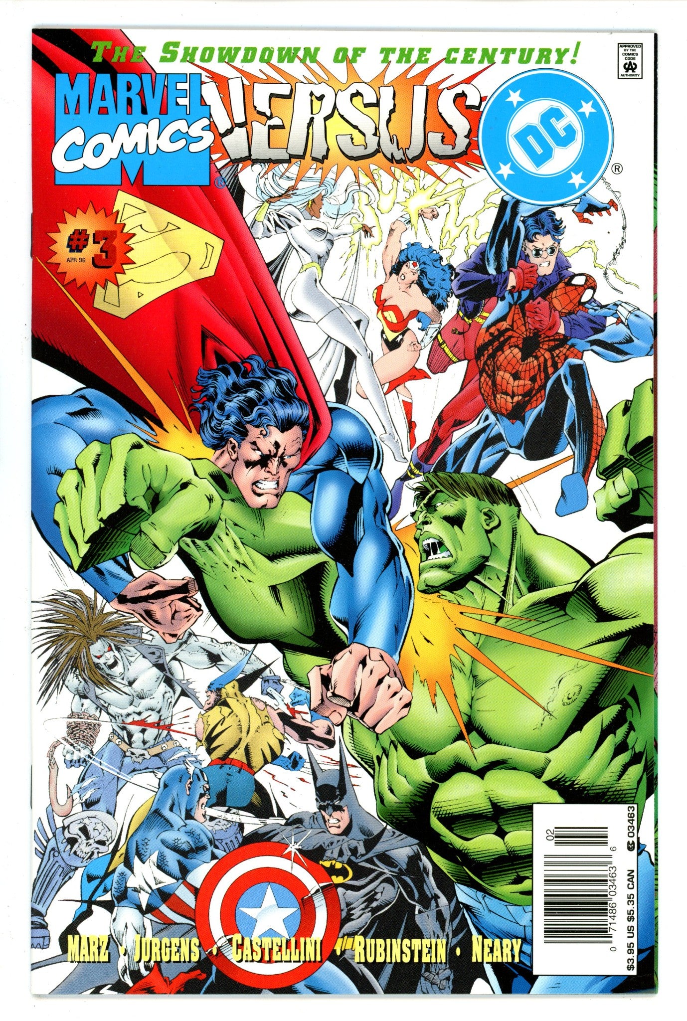 Marvel versus DC / DC versus Marvel 2 Newsstand VF