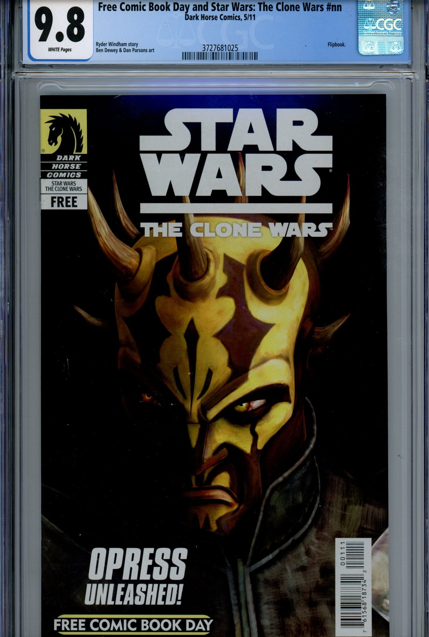 Free Comic Book Day and Star Wars: The Clone Wars [nn] CGC 9.8-Dark Horse-CaptCan Comics Inc