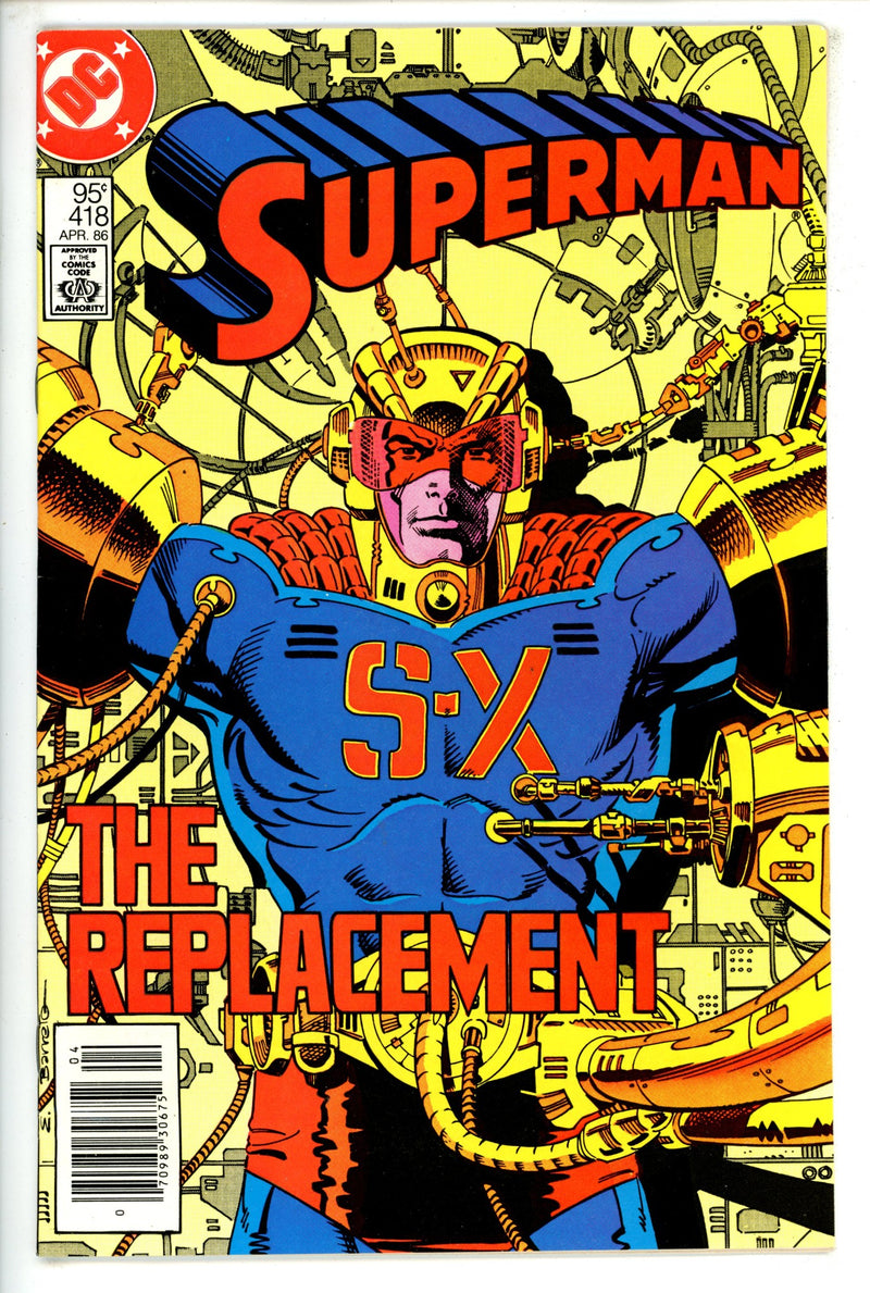 Superman Vol 1 418 Newsstand