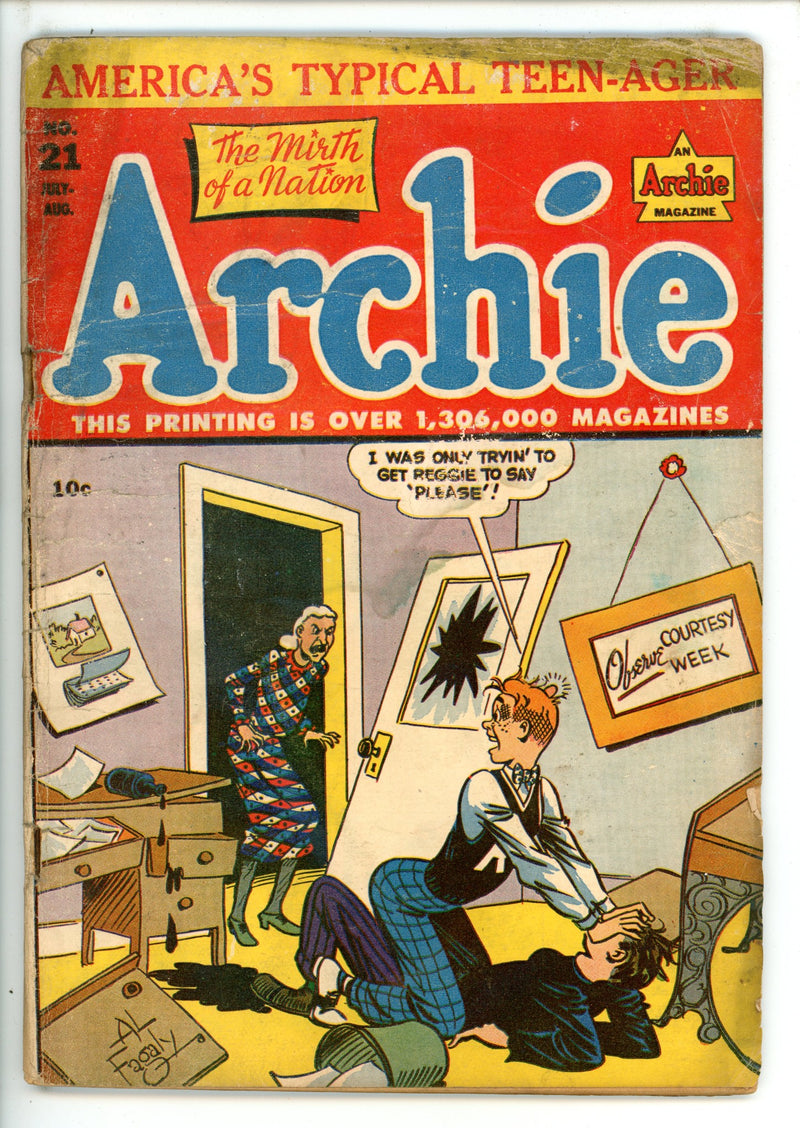 Archie Comics Vol 1 21 GD (1946)