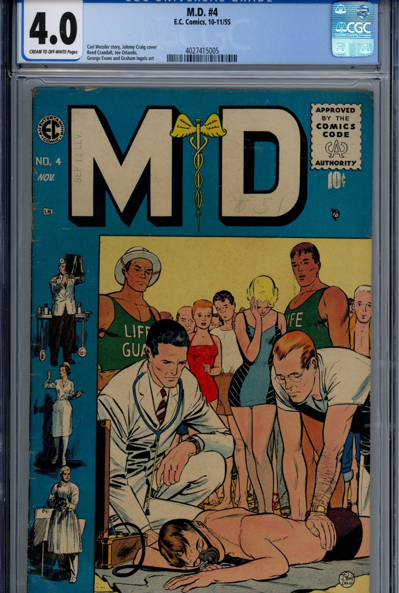 M.D. 4 CGC 4.0 (1955)