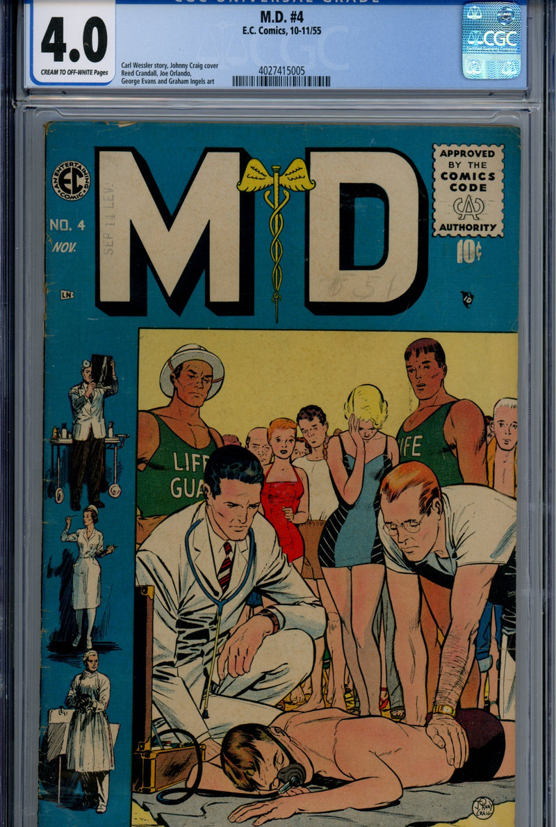 M.D. 4 CGC 4.0 (1955)