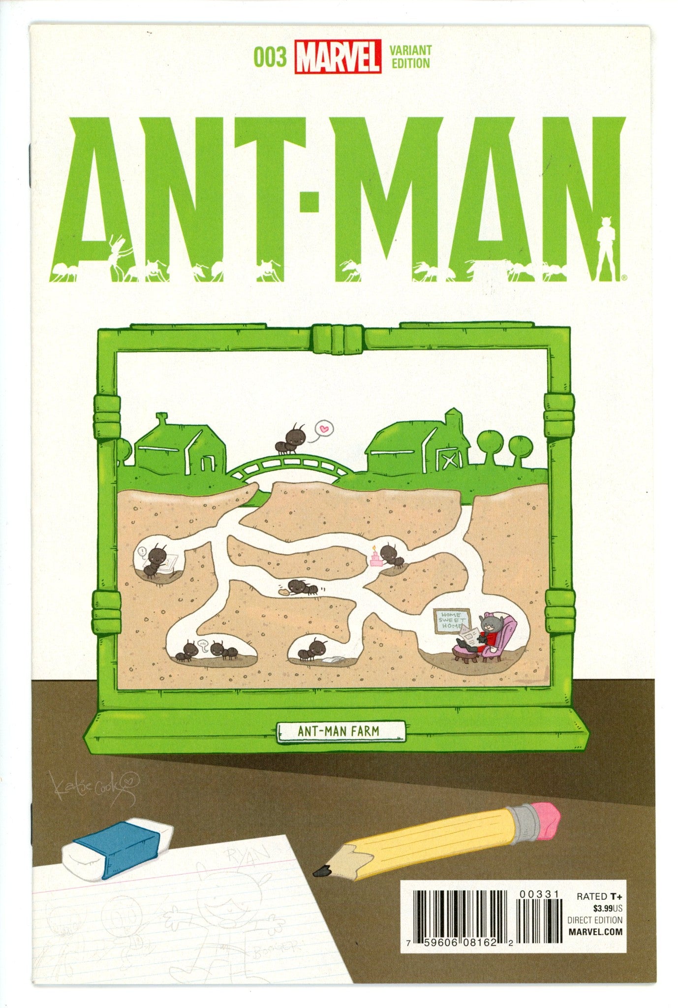 Ant-Man Vol 1 3 Cook Variant
