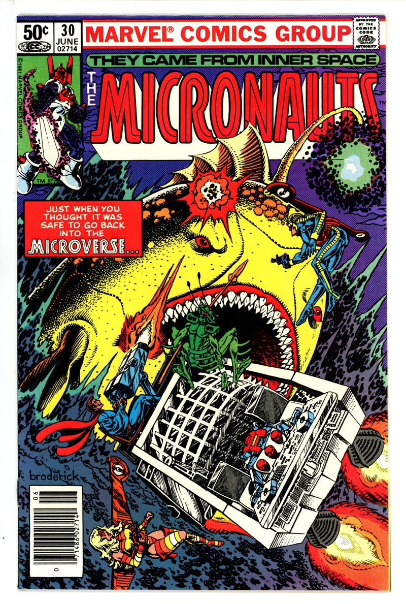 Micronauts Vol 1 30 Newsstand (1981)