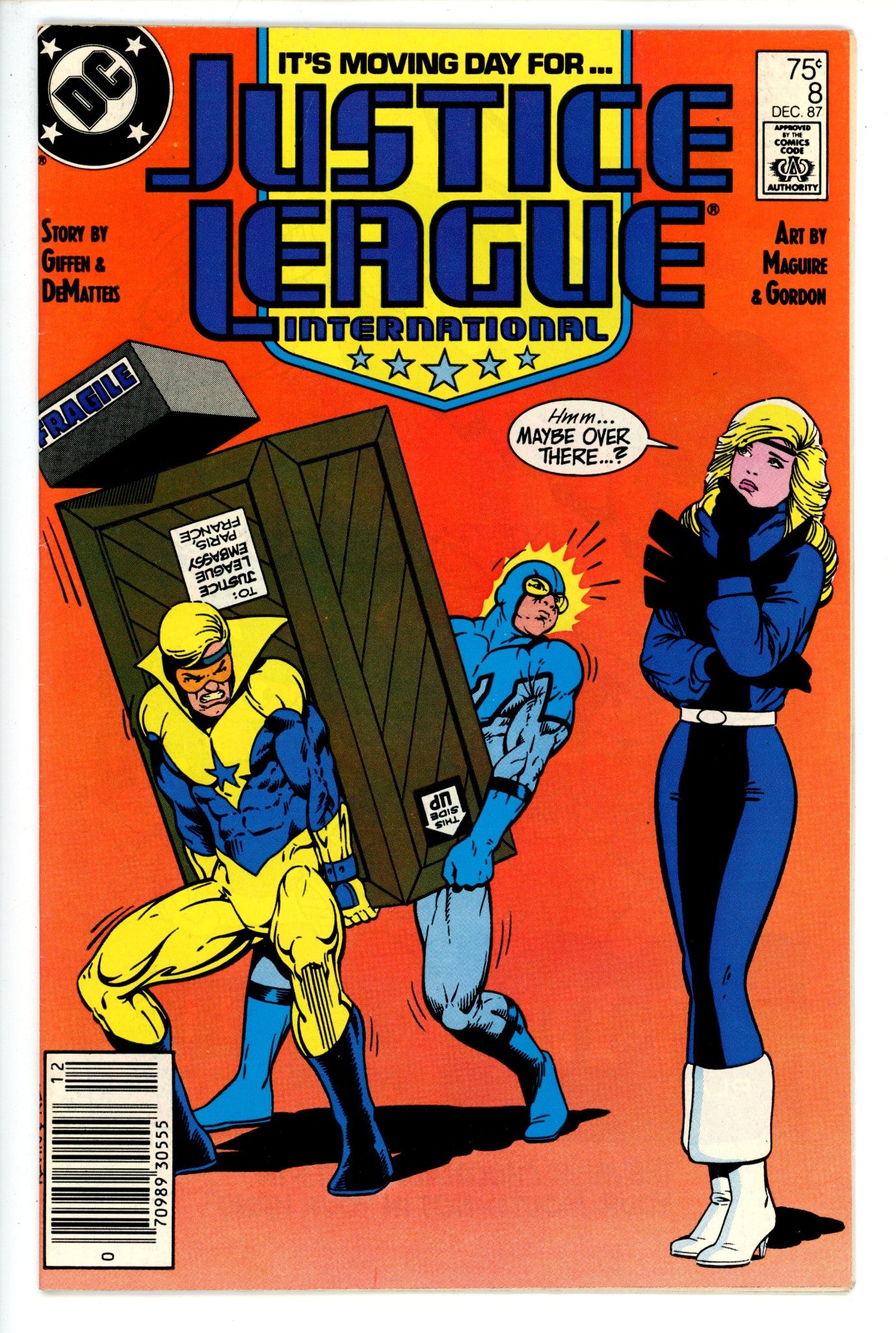 Justice League International 8 Newsstand