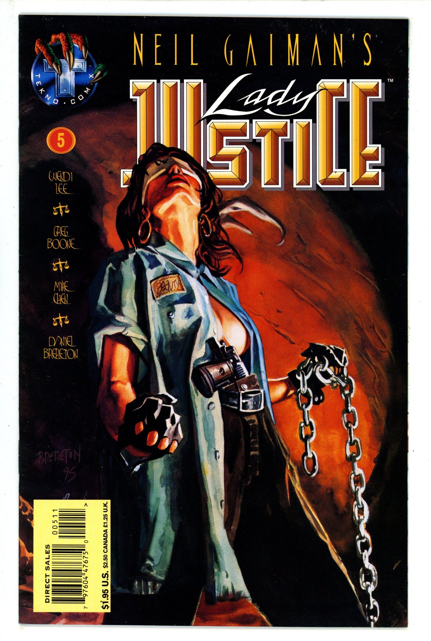 Neil Gaiman's Lady Justice Vol 1 5 (1995)