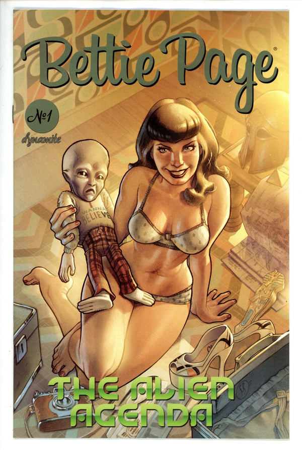 Bettie Page Alien Agenda 1 Roux Variant (2022)