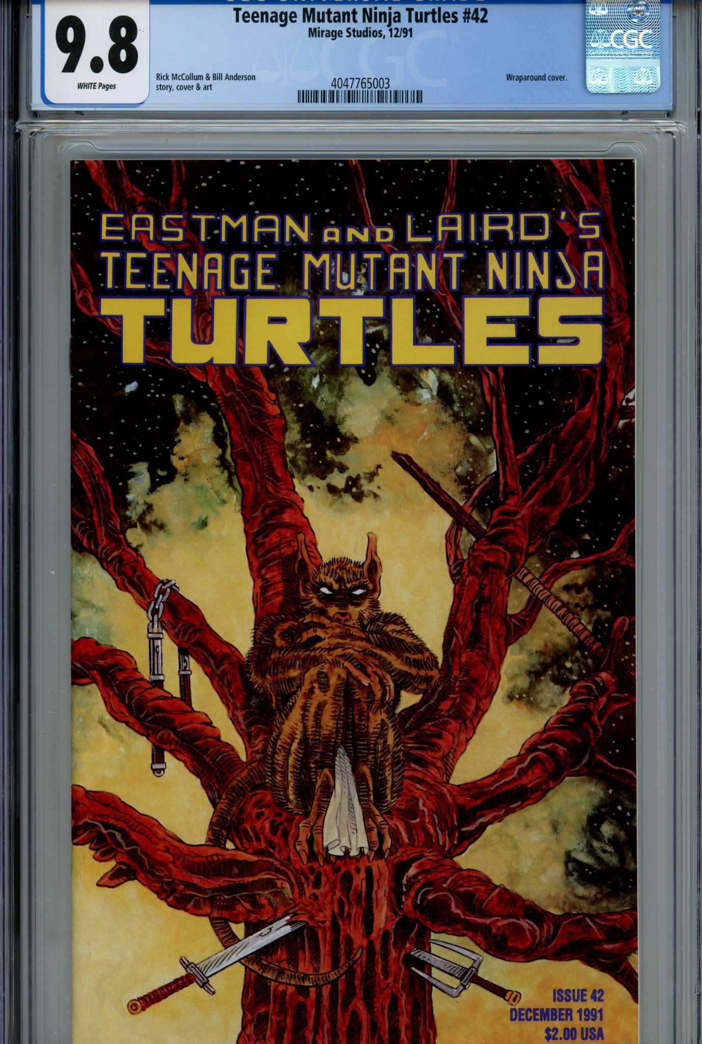 Teenage Mutant Ninja Turtles Vol 1 42 CGC 9.8 (1991)