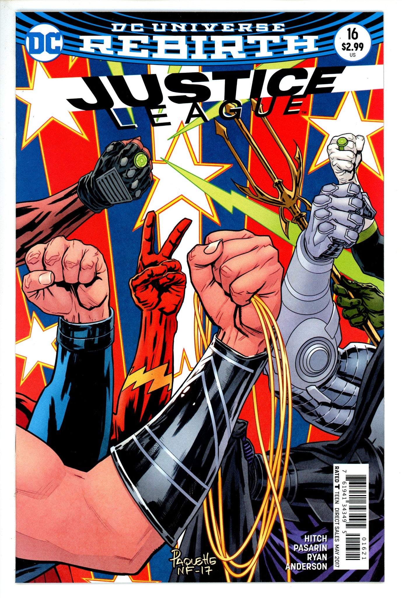 Justice League Vol 2 16 Paquette Variant