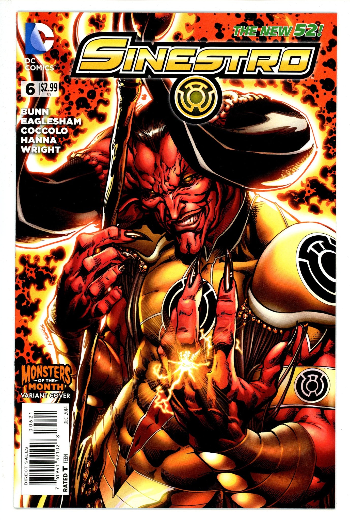 Sinestro 6 Sears Variant (2014)
