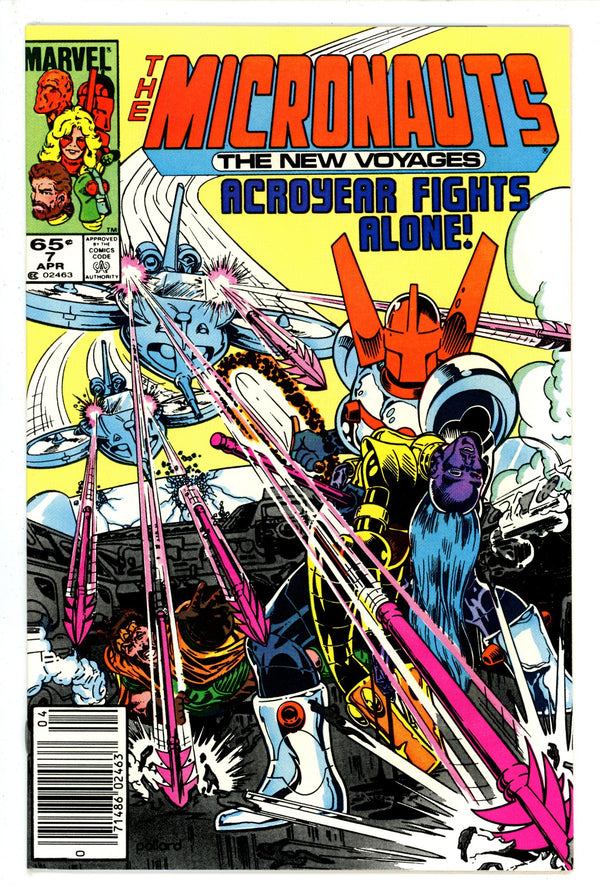Micronauts Vol 2 7 Newsstand (1985)
