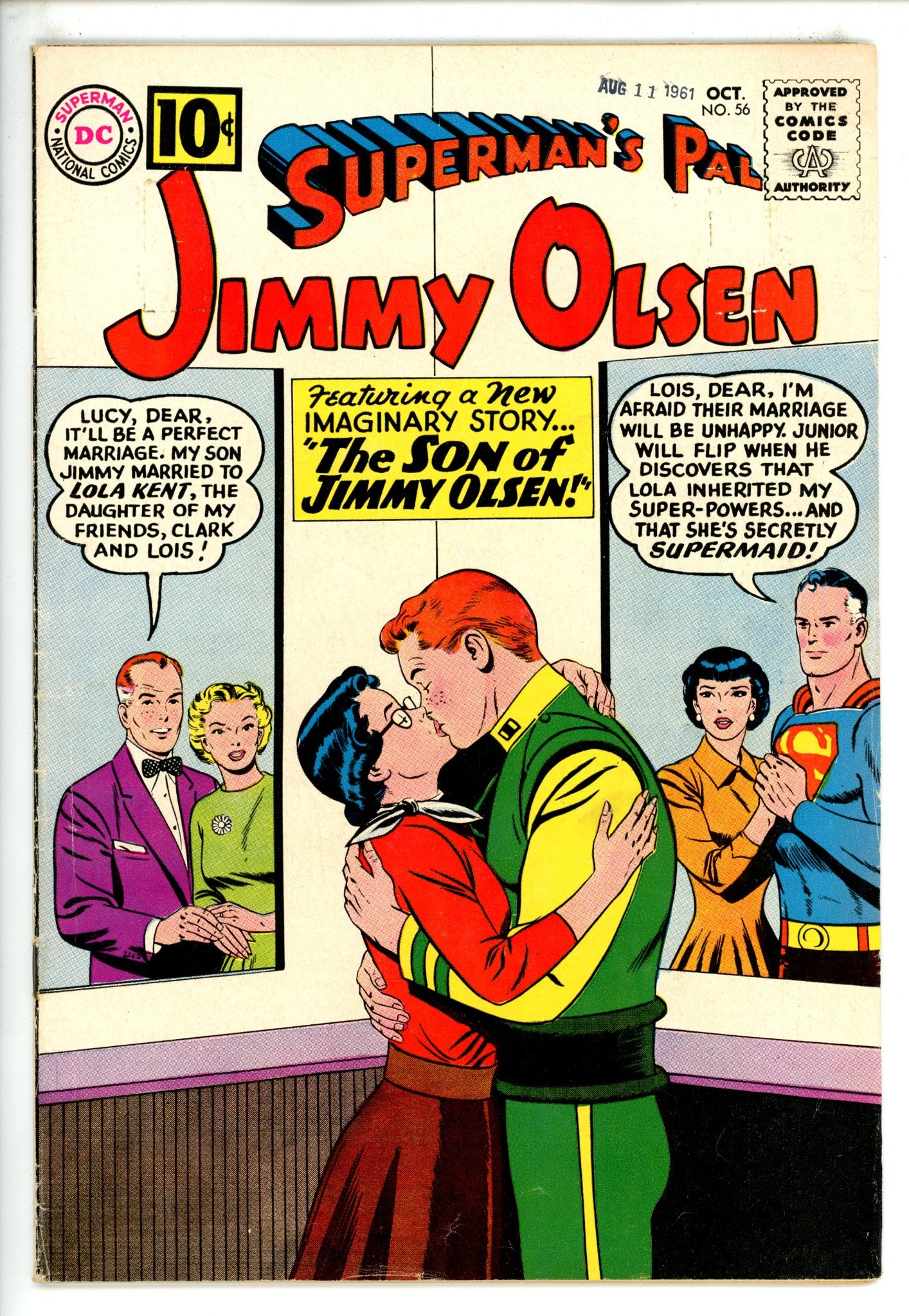 Superman's Pal, Jimmy Olsen 56 FN- (1961)