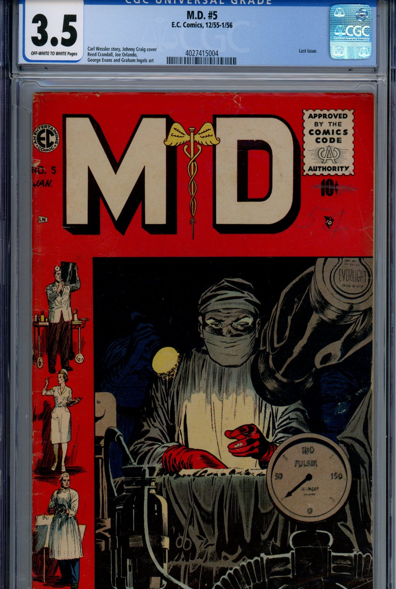 M.D. 5 CGC 3.5 (1955)
