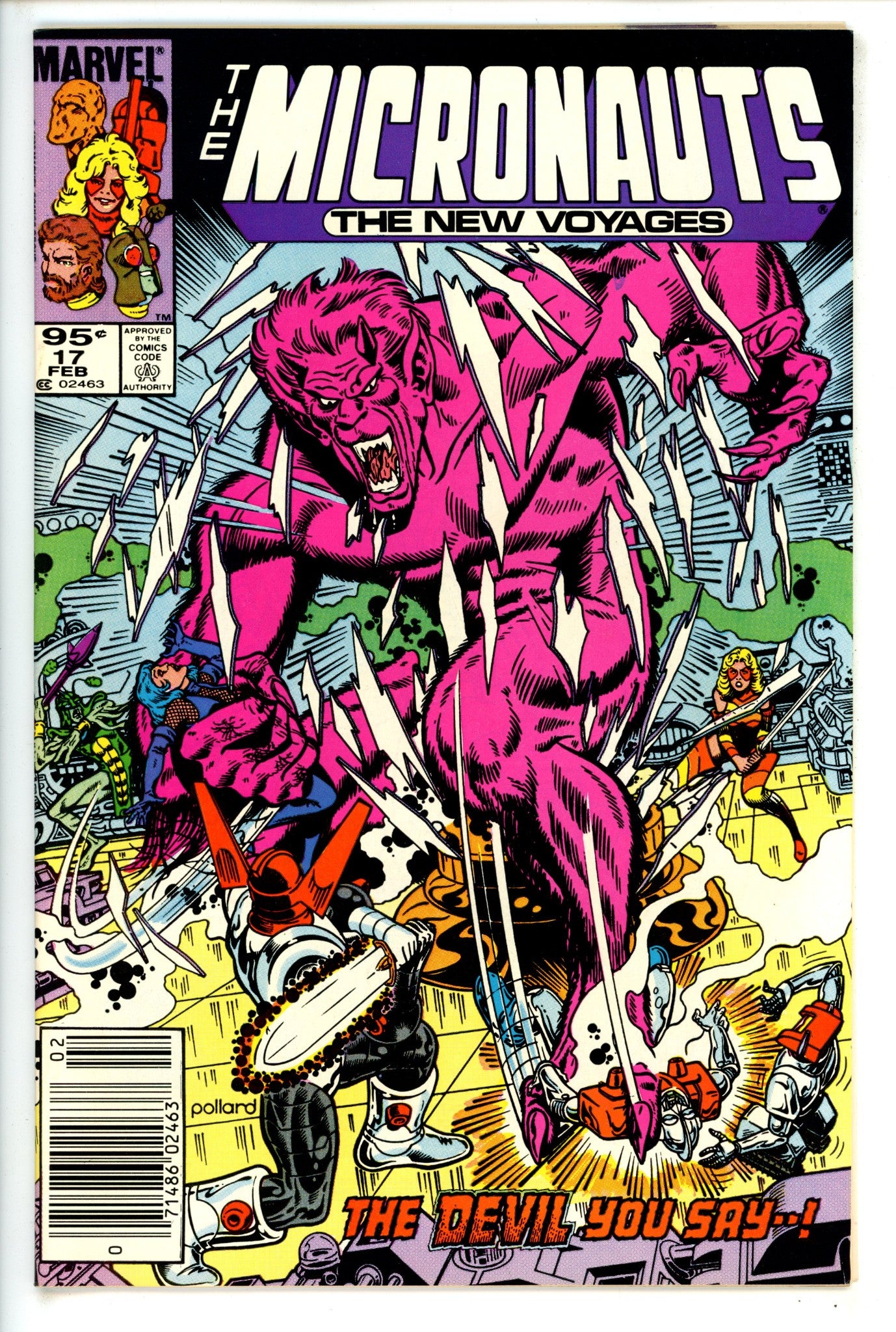 Micronauts Vol 2 17 Canadian VF/NM