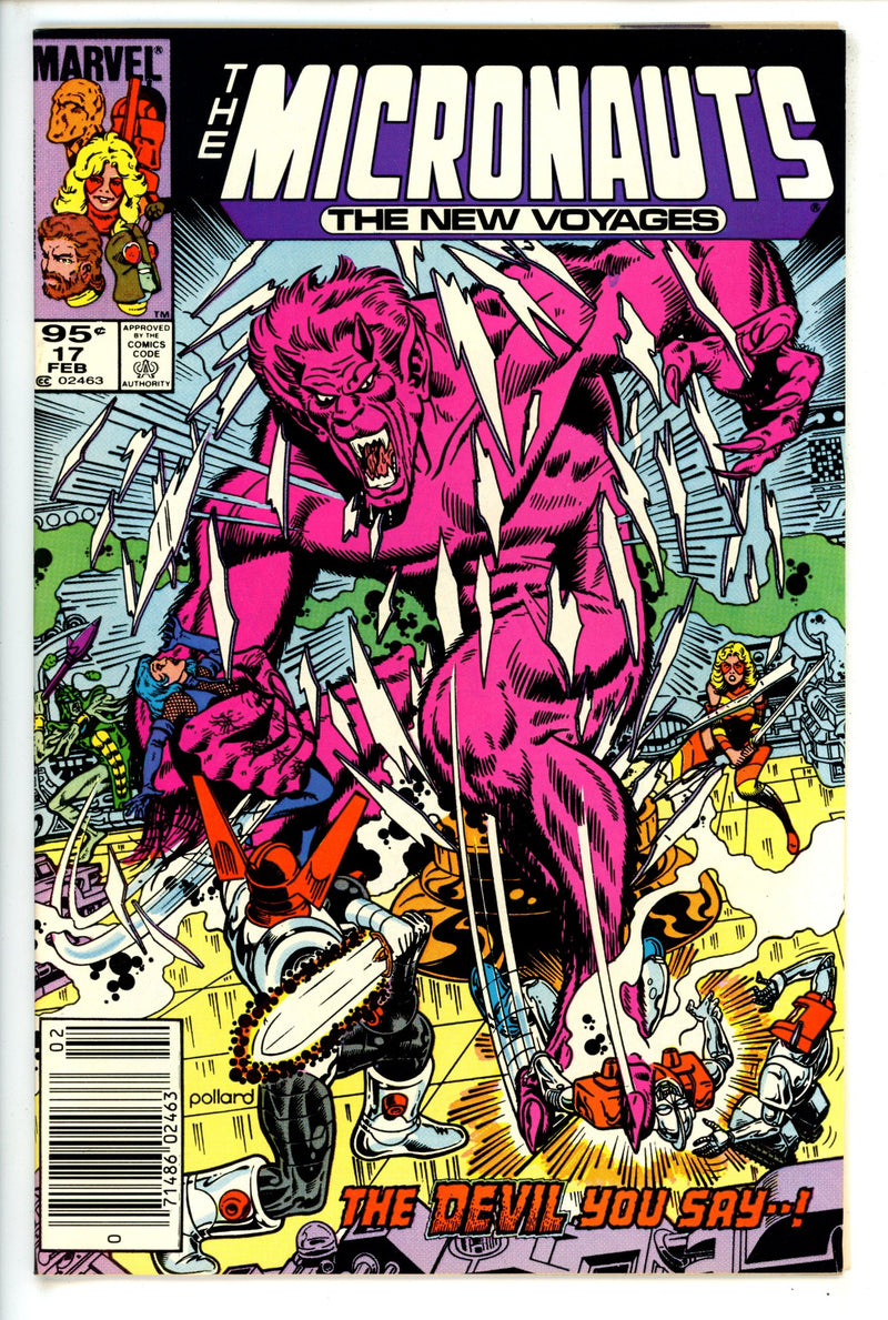 Micronauts Vol 2 17 Canadian VF/NM