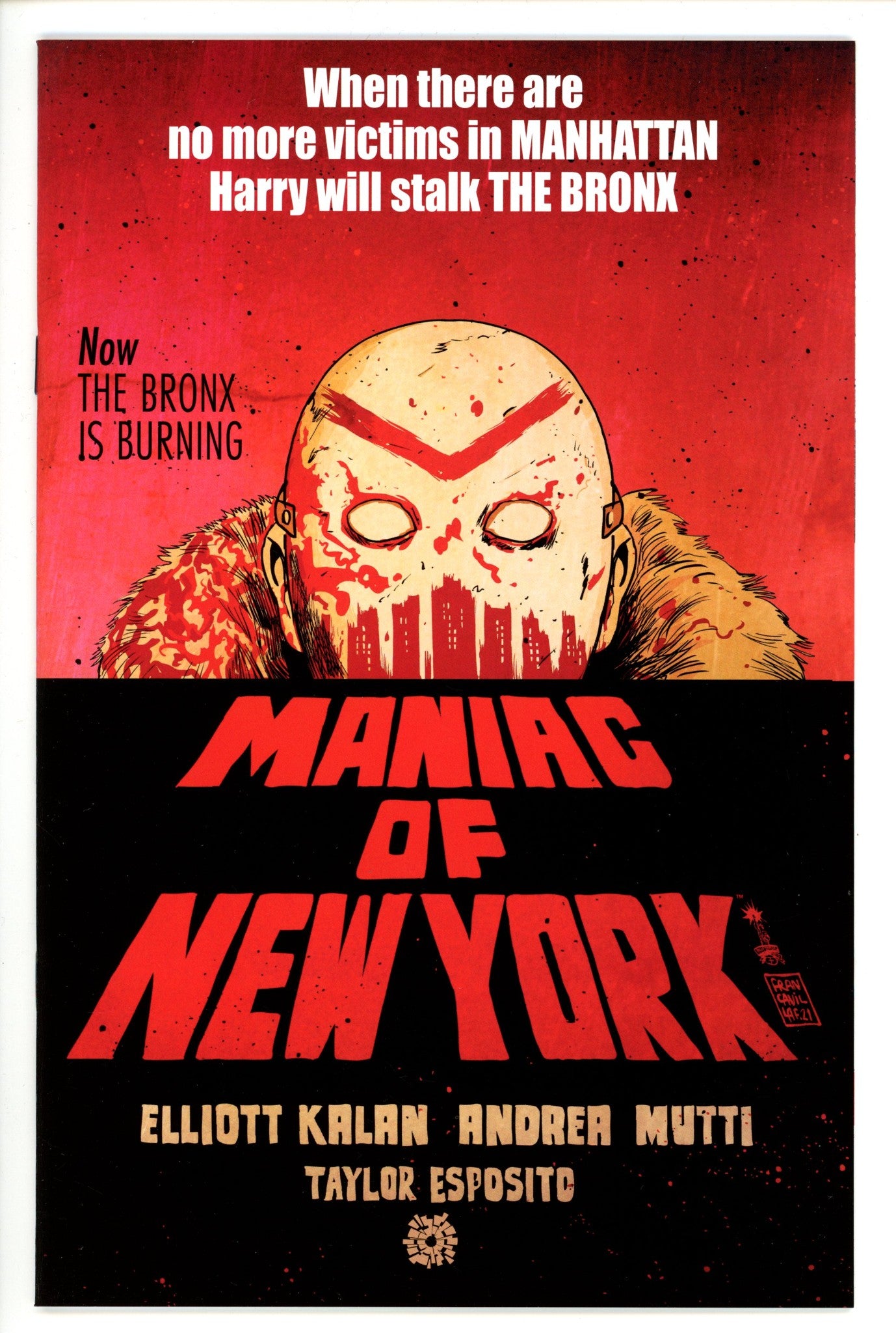 Maniac of New York Bronx Burning 4 Francavilla Variant (2022)