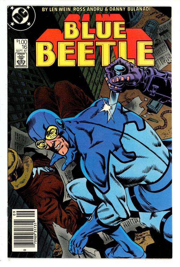 Blue Beetle Vol 7 16 Canadian Price Variant VF- (1987)