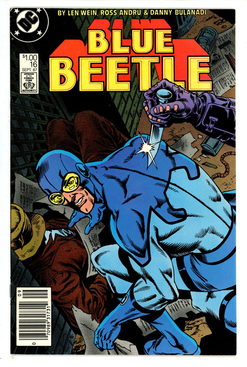Blue Beetle Vol 7 16 Canadian Price Variant VF- (1987)
