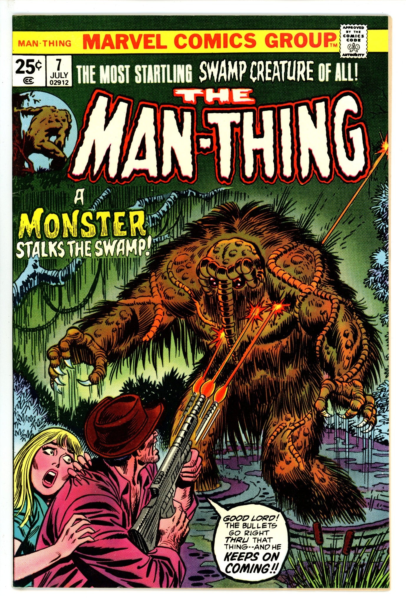Man-Thing Vol 1 7 VF/NM (1974)