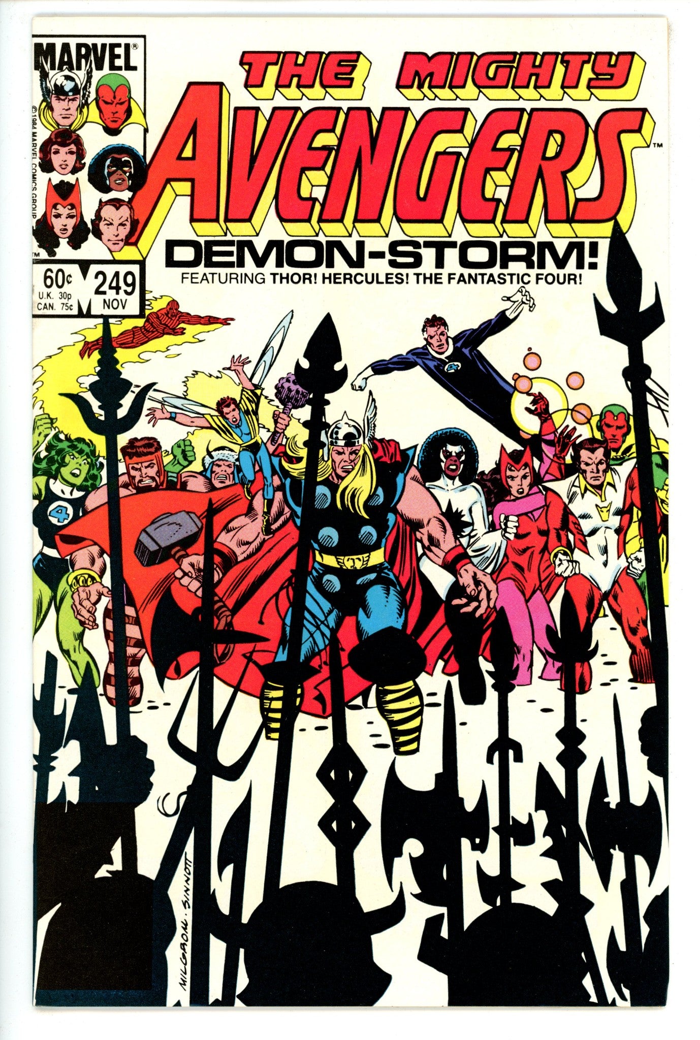 The Avengers Vol 1 249