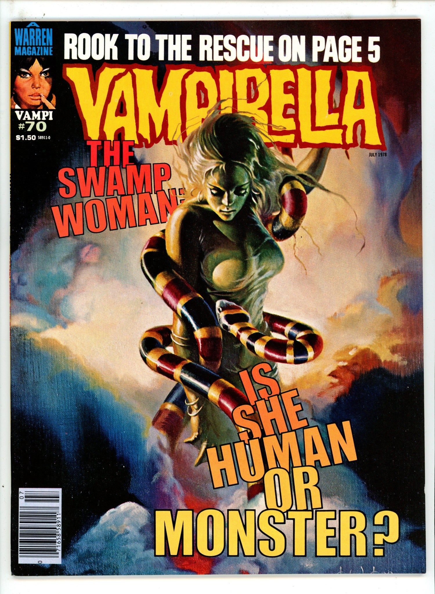 Vampirella Vol 1 70 Canadian Price Variant VF/NM (1978)