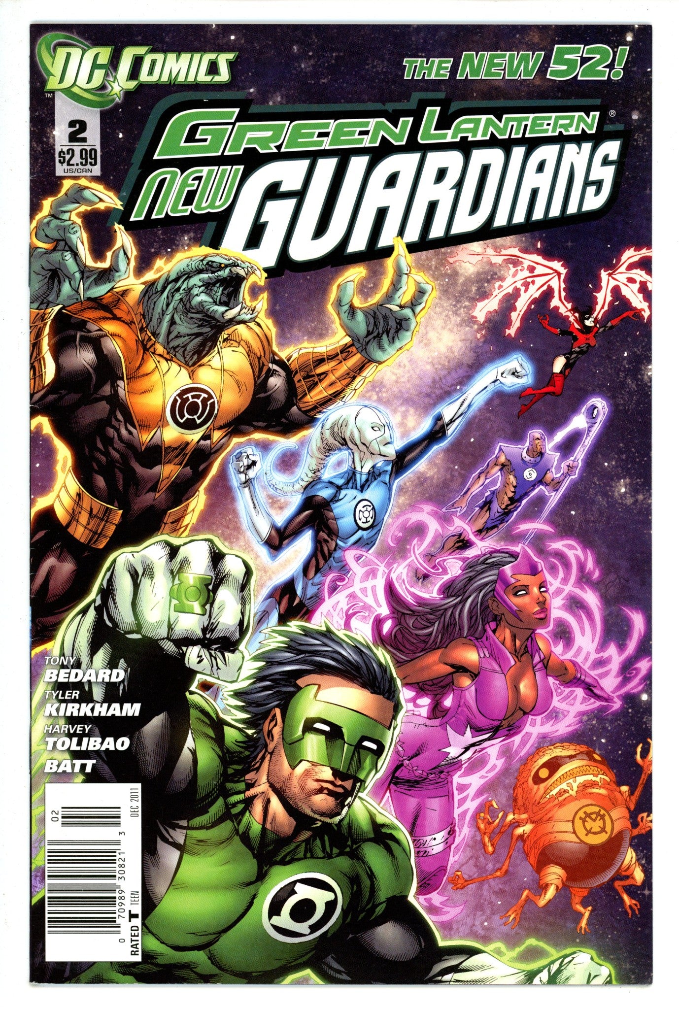 Green Lantern: New Guardians 2 Newsstand (2011)