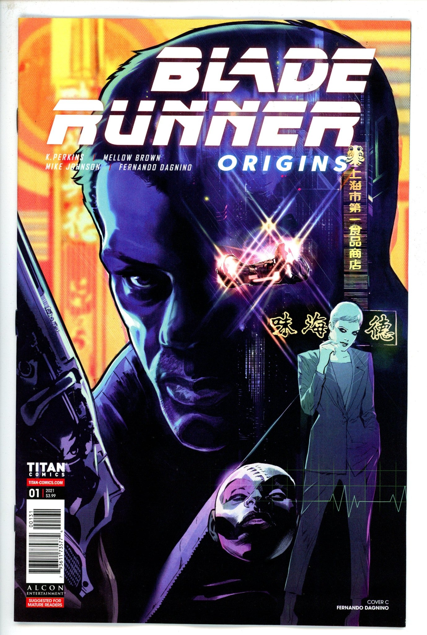 Blade Runner Origins 1 Dagnino Variant-Titan-CaptCan Comics Inc