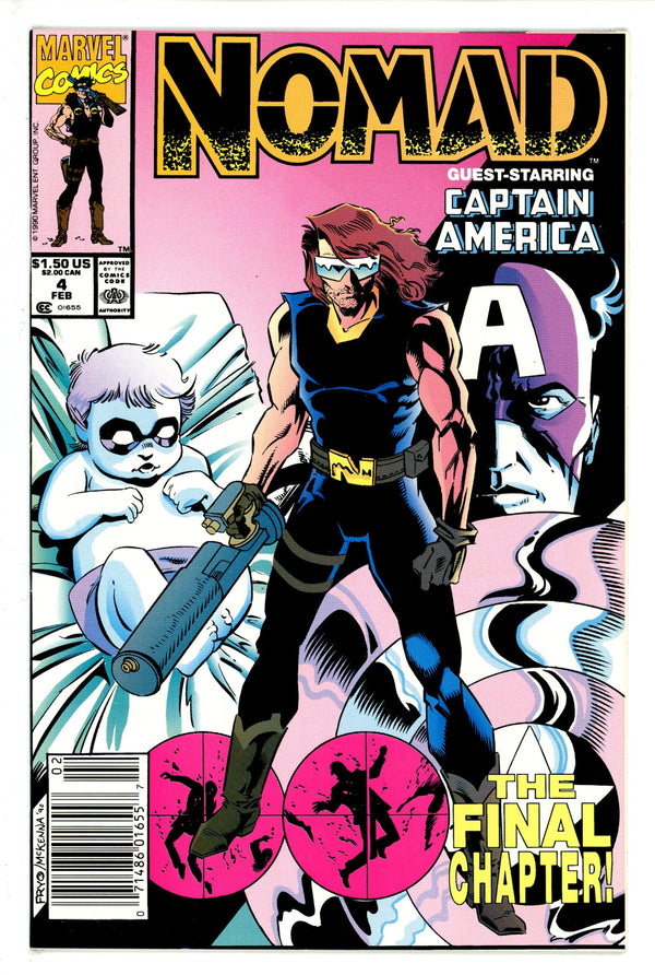 Nomad Vol 1 4 Newsstand (1990)