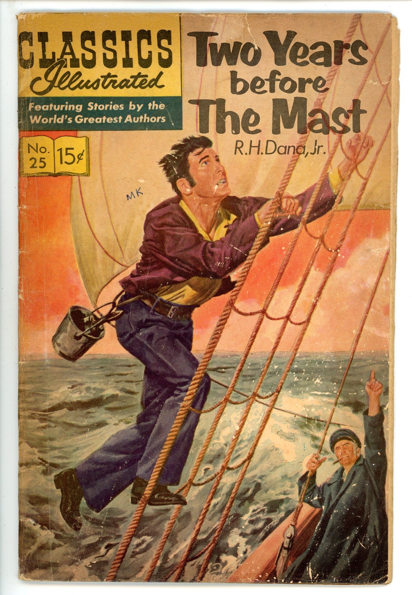 Classics Illustrated: Two Years Before the Mast 25 Hrn 167 GD+ (1965)