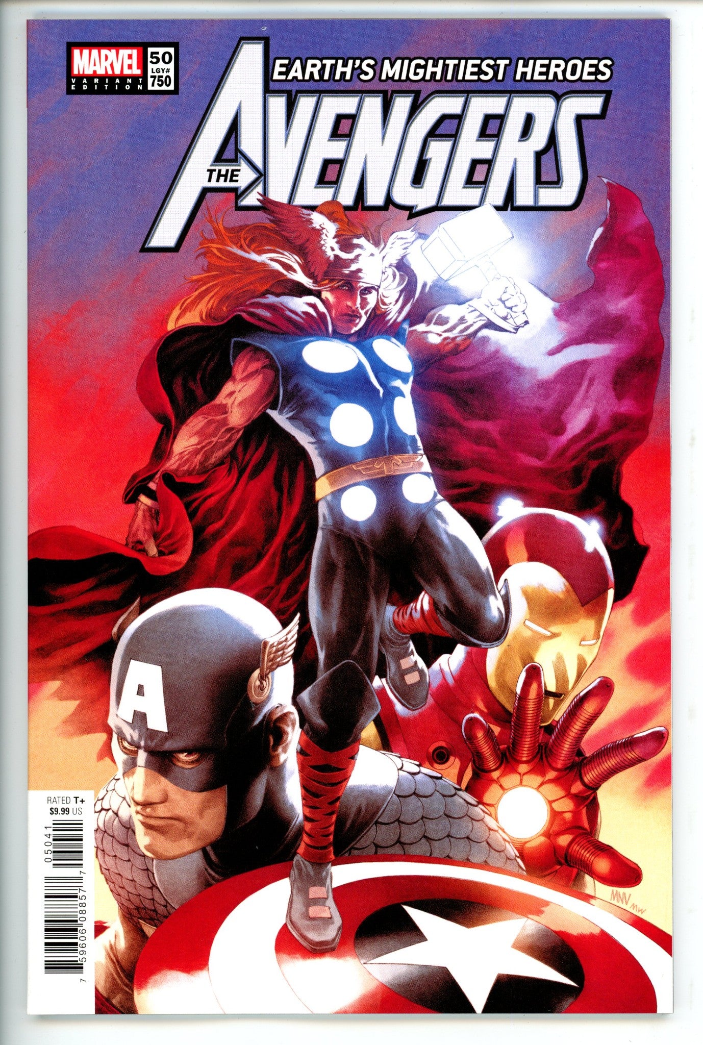 Avengers Vol 8 50 McNiven Variant NM
