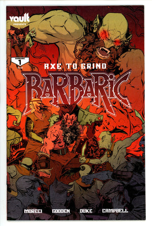 Barbaric Axe to Grind 1 2nd Print (2022)
